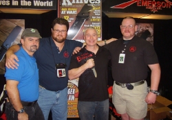 With Ernest Emerson, George Matheis (Mercop) and Seth 