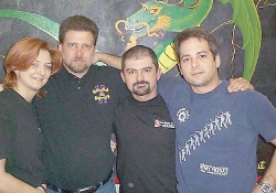 With Master Jody Mehlman, Grand Master Bram Frank & Guro Tony Torre