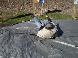 Lying down shooting Lying down shooting